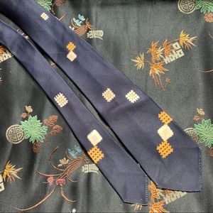 Vintage 40s Yamatoya abstract Silk tie